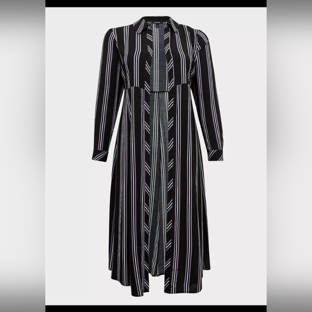 Torrid Striped Duster